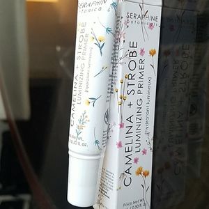 3 for $20 NIB SERAPHINE BOTANICALS Camelina+Strobe Luminizing Primer: Peach Glow
